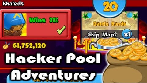 Bloons TD Battles Hacker Pool Adventures - Medallion Hackers
