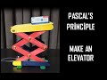 PASCAL'S PRİNCİPLE EXPERİMENT || STEM || MAKE AN ELEVATOR
