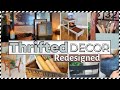 🔴BEAUTIFUL THRIFTED HOME DECOR ON A BUDGET - REDESIGNED,  REPURPOSED & STYLED DIY TRASH TO TREASURE