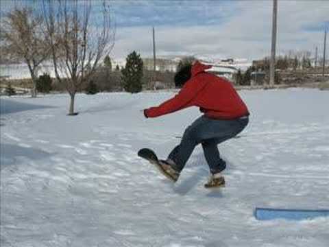 Cowboy Snow Skatin' with Luke and his Hoss, Roth