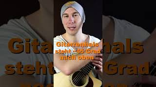 Gitarre Zupfen Lernen - Klassische Gitarrenhaltung vs Moderne Haltung