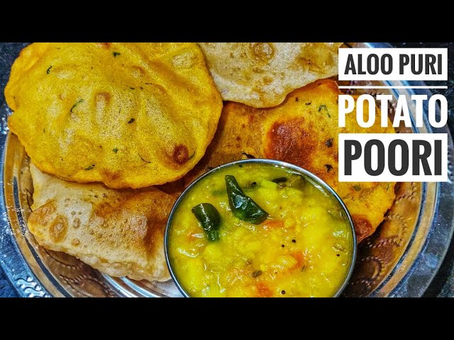Aloo Puri | Potato Puri Recipe | Aloo ki poori | breakfast recipes | #Dakshinfoods |aloo puri recipe | Dakshin Food  - Tamil
