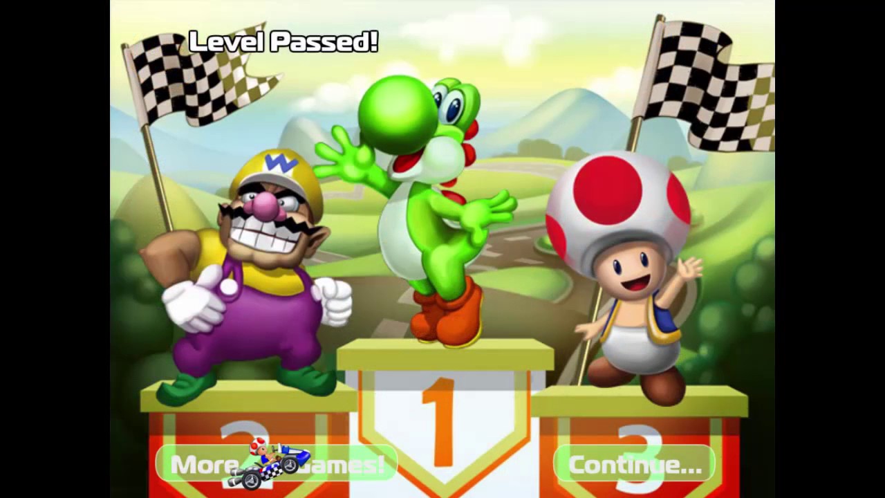 Super Mario Racing bike racing games kids games racing super