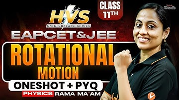 Rotational Motion Class 11 Physics One Shot + PYQs | JEE Physics | AP TS EAPCET 2026