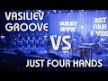 DRUM SHOW CONTEST - 2018 VASILIEV GROOVE vs JUST FOUR HANDS (2nd round)