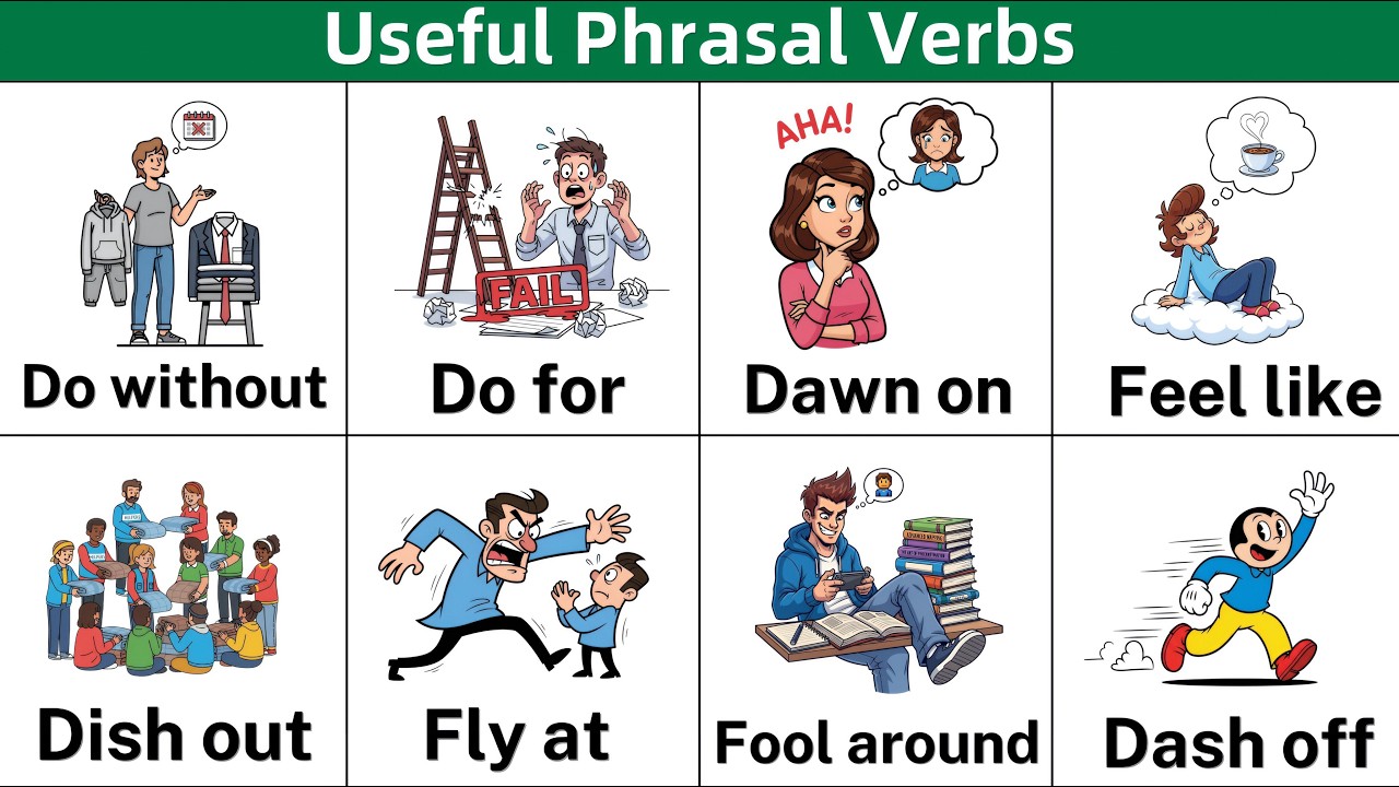 Daily Use Phrasal Verbs in English | English Vocabulary with Meaning ...