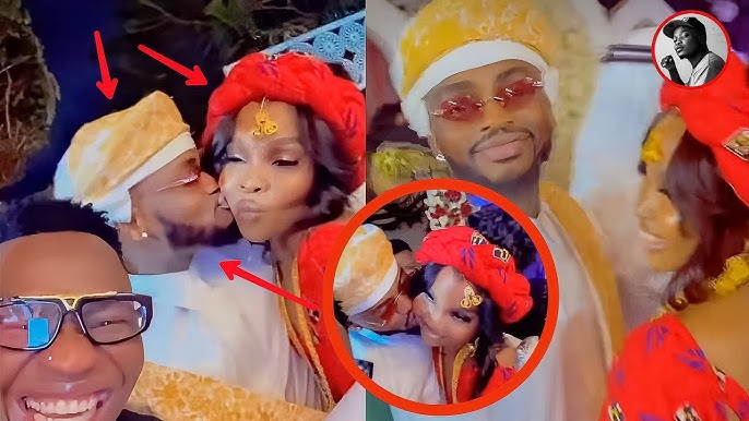 DIAMOND PLATNUMZ kisses ZUCHU Live at JUX and PRISCILLA wedding