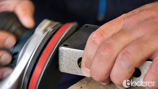 Inaction Surface Finishing Of Stainless Steel Housings With Random Orbital Sander