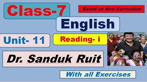 Class-7 English/Unit-11/Reading- i