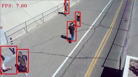 Deep learning and computer vision system to monitor social distancing