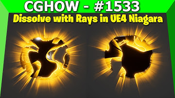 Sneak Peek: How to Achieve Dissolve with Rays in UE4 Niagara