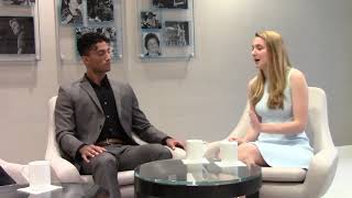 Pfizer Chief Corporate Affairs Officer Sally Susman with Pfizer Interns