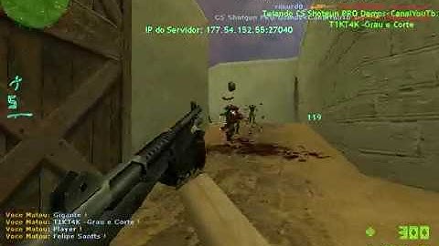 Leg instant kills with m3 CS 1.6 shotgun in de_amr