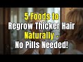 Thinning Hair After 50 Eat These 5 Foods to Regrow Thicker Hair Naturally – No Pills Needed!