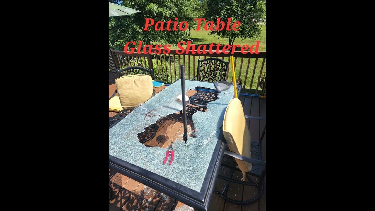 Replace shattered glass Tabletop with Porcelain Ceramic Tile under 50