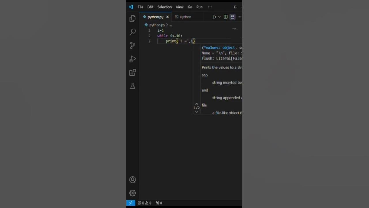 How To Use While Loops In Python Programming #37 #viral #shorts # ...