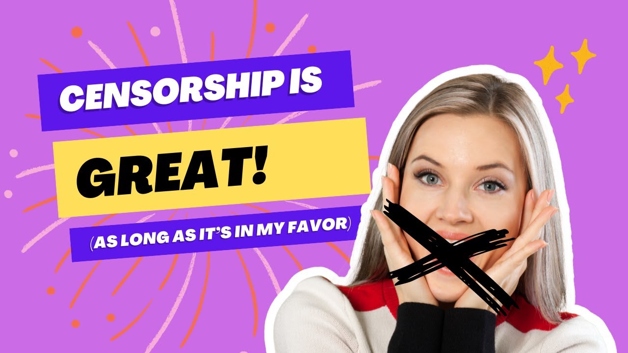 Why You Should Be Able To Say Horrible Things Online (Censorship is Bad ...
