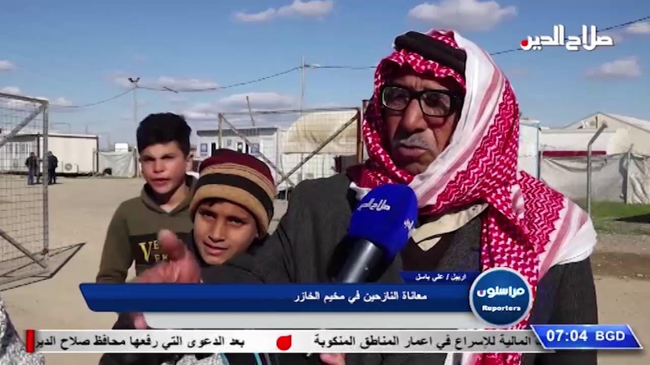 مراسلون   /معاناة النازحين في مخيم الخازر