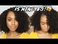 FASTEST CROCHET HAIRSTYLE EVER!! 15 Minutes Braidless No Leave Out Freetress Wand Curl | SUMMER 2019