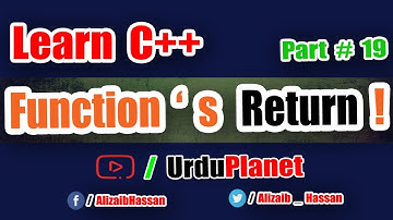 How To Return Value in a Function [ URDU/HINDI ]
