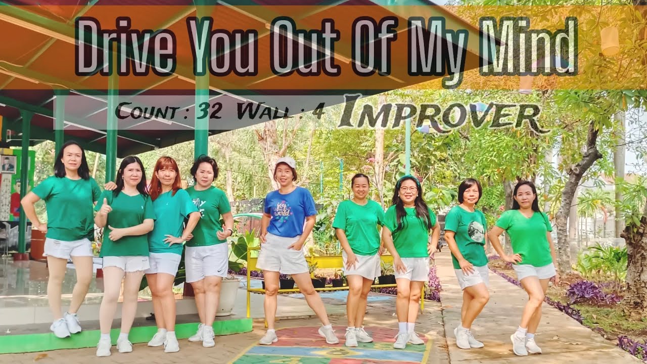 DRIVE YOU OUT OF MY MIND - LINEDANCE - YouTube