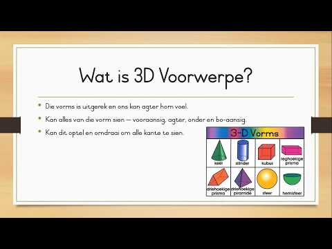 Video: Wat is 3D-vorms in wiskunde?