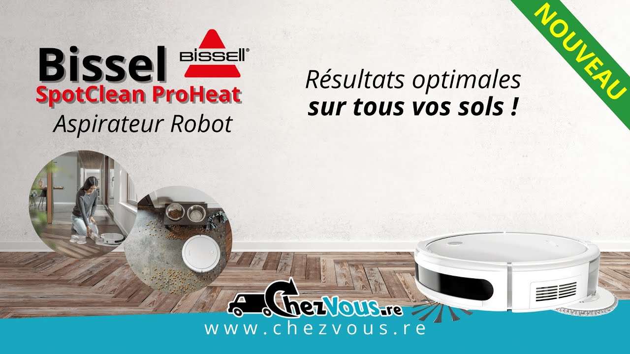 L'aspirateur robot SpinWave de Bissel disponible à La Réunion