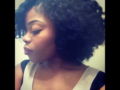 Two Strand Flat Twist Meets Bantu Knot Tutorial  Faux Bob 