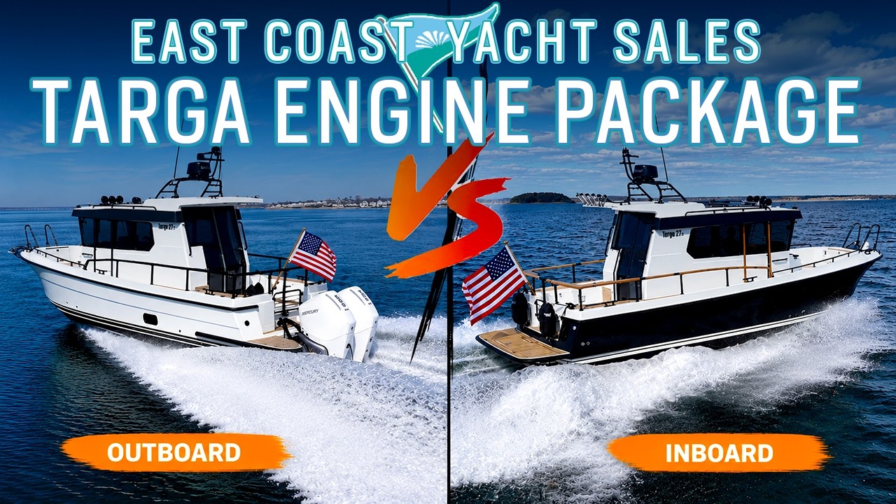 ⁣Targa 27.2 OUTBOARDS vs INBOARD | Which Should You Buy?