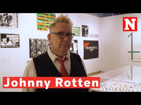 The Sex Pistols' Johnny Rotten Walks Through A History Of Punk Graphics