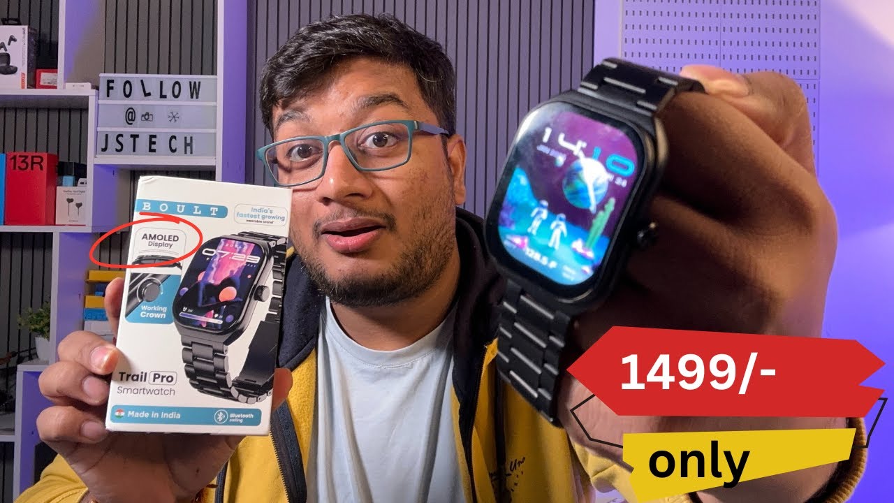 Boult trail pro unboxing || All rounder AMOLED smartwatch under 1500 ...