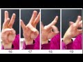 Numbers 16 to 19 - 3 Variations | ASL - American Sign Language