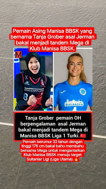 Pemain Asing Manisa BBSK yang bernama Tanja Grober asal Jerman bakal menjadi tandem Mega di Klub