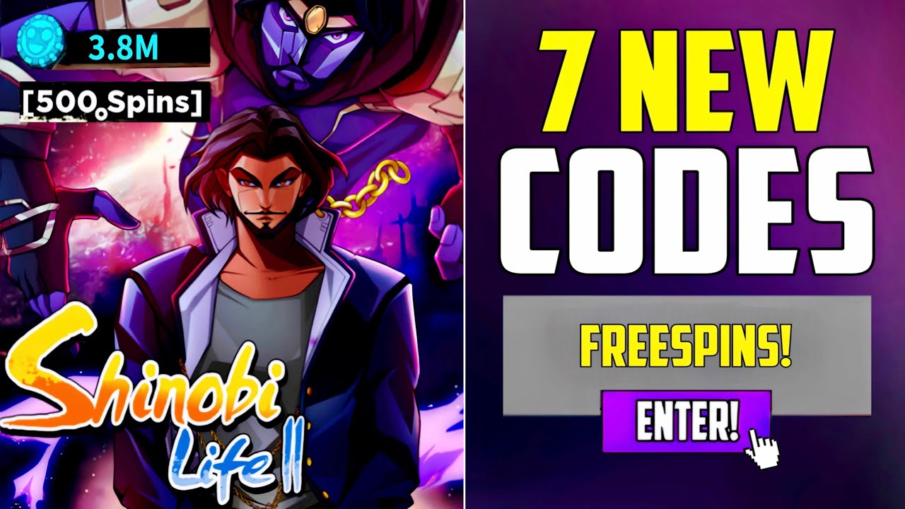 Shindo Life New Update Codes - FREE Spins, RellCoins & XP