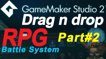 Game Maker Studio 2  Turn based rpg battle system tutorial PART#2   no coding