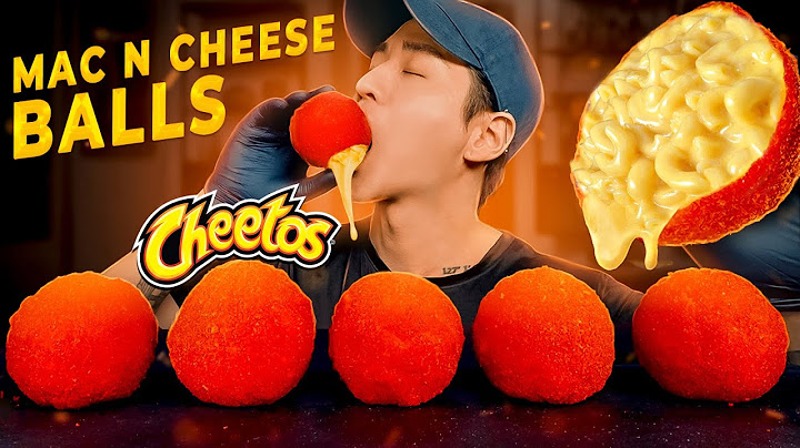 ASMR MUKBANG HOT CHEETOS MAC N CHEESE BALLS | COOKING & EATING SOUNDS | Zach Choi ASMR