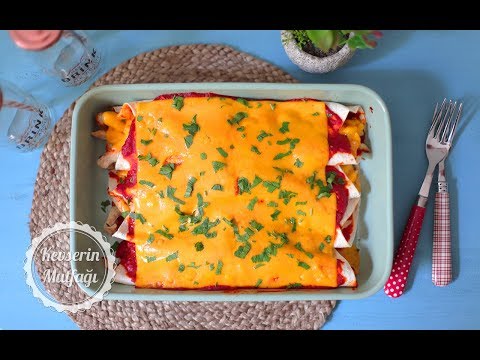 Video: Tavuklu Enchiladas