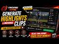 How to Generate Cricket Highlights & Individual Clips in CrickPro Live