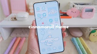 make your android homescreen aesthetic 🍨 cinnamoroll theme 💕 screenshot 1