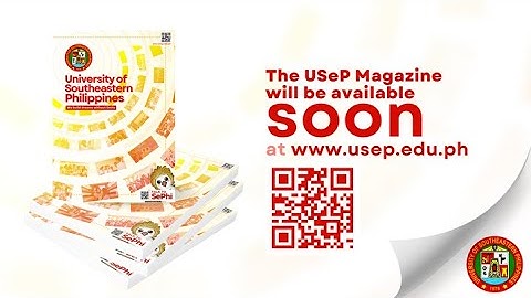 University of Southeastern Philippines (USeP) Magazine - Teaser