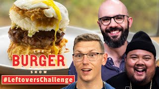 Binging with Babish, Mythical Chef Josh, and Alvin Cook the Ultimate Leftovers Burger