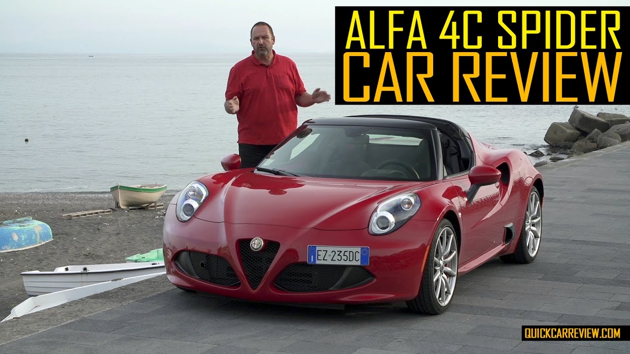 Car Review 2016 Alfa Romeo 4c Spider Test Drive Youtube