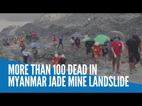 More than 100 dead in Myanmar jade mine landslide