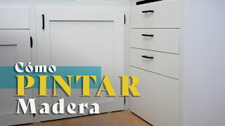 Cómo PINTAR Madera Correctamente - Remodelación  de Cocina Pt. 1