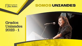 Discurso de grados de pregrado 2023 -1 , rectora Raquel Bernal