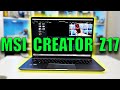 Msi z17 creator laptop a work laptop for grownups