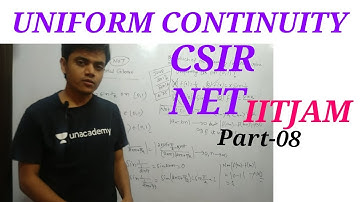 Uniform Continuity Csir net Questions Discussion|Csir net|IITjam|BSC maths|Mscmaths