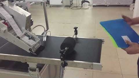 Stationery paper sheet folder sheet paging automatic top labeling machine labeling video