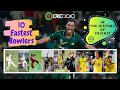 Top 10 fast bowlers  unforgettable fastest bowlers  history of cricket