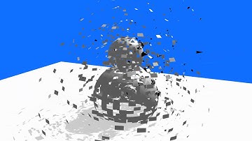 exploding snowman in Blender